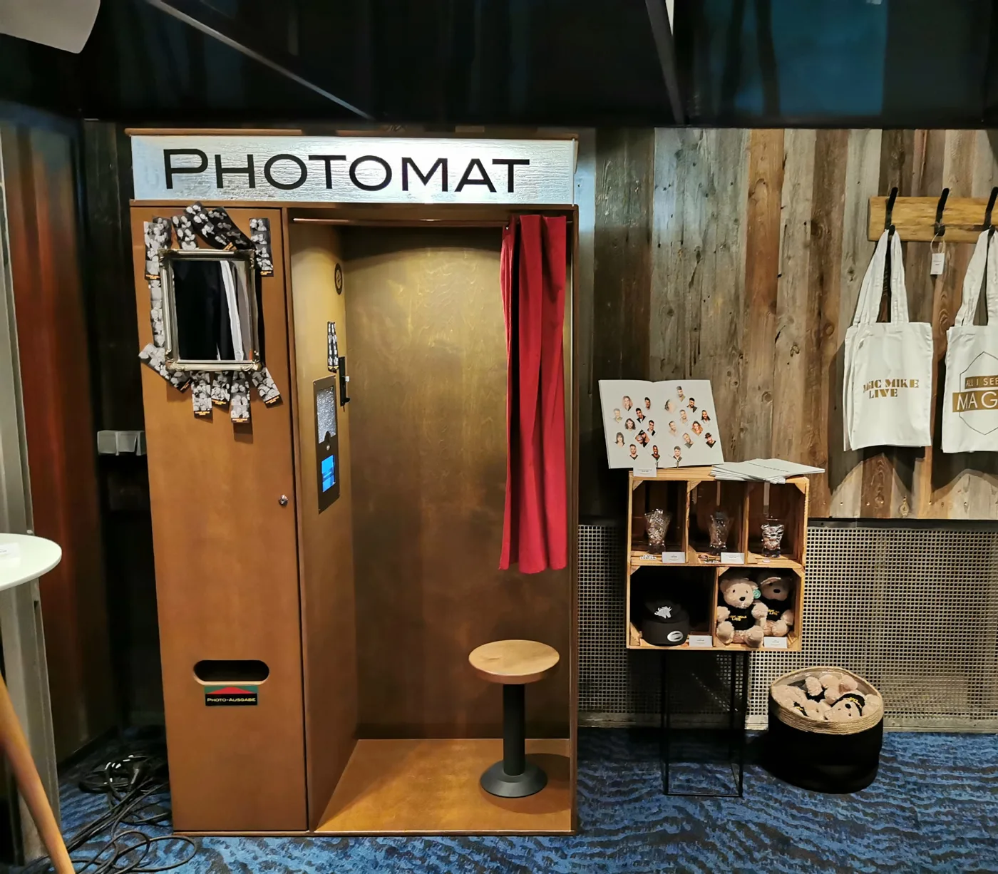 Fotoautomat von Photomat Hamburg in einem Concept Store